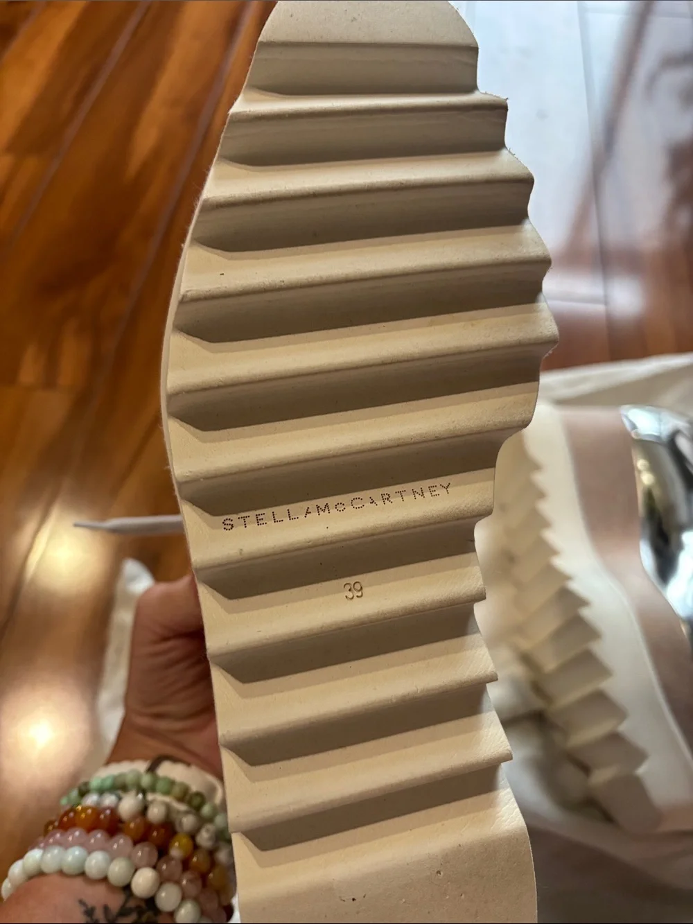 Stella McCartney Elyse Platforms, Size 39